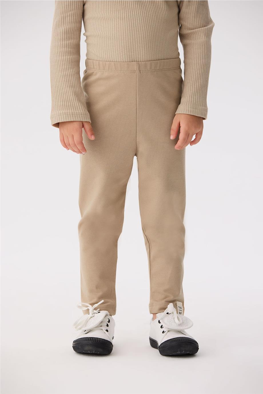 Tyess Basic Kız Bebek Bej Tayt