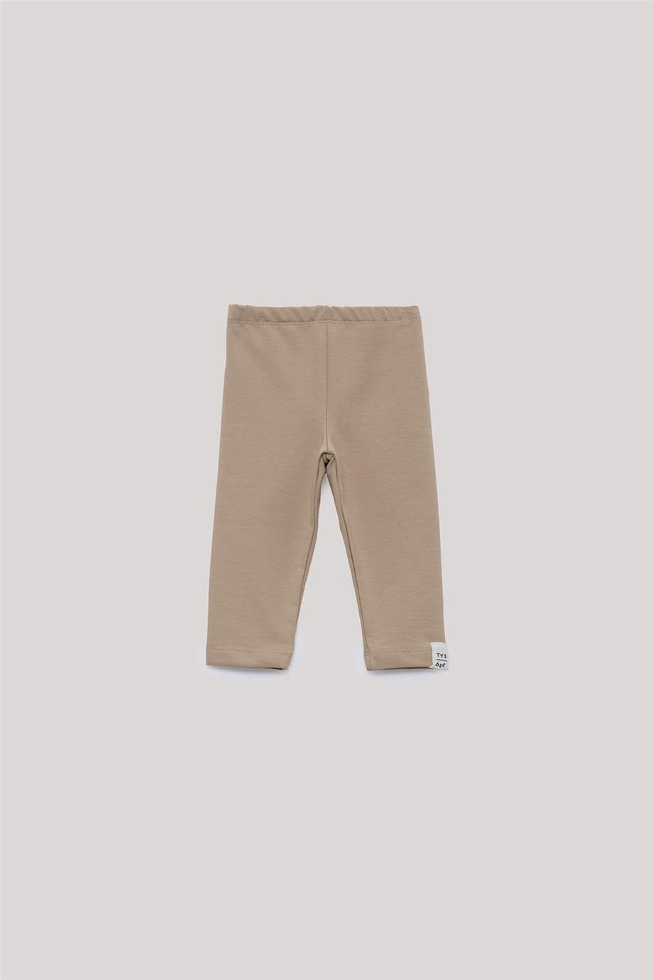 Tyess Basic Kız Bebek Bej Tayt