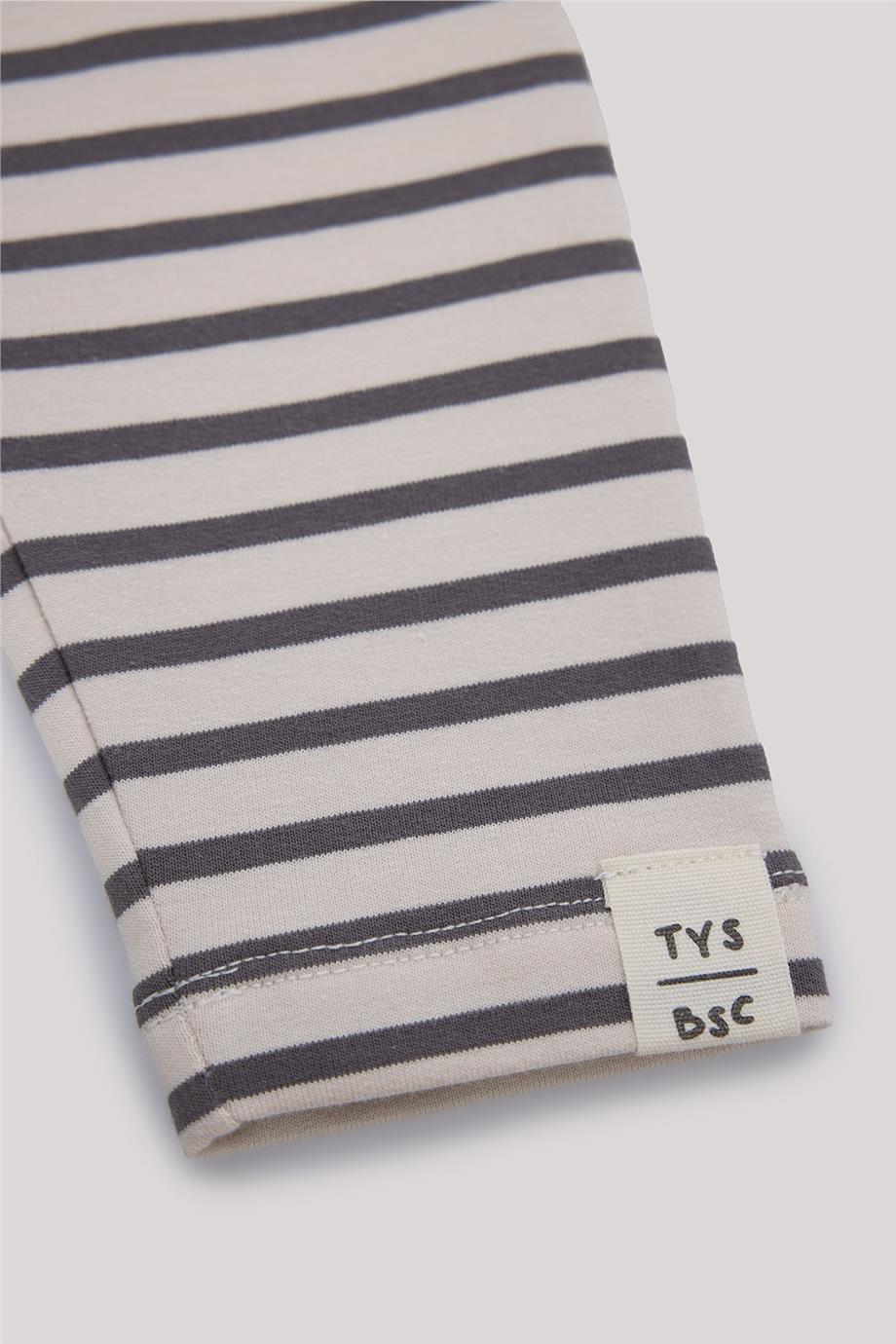 Tyess Basic Kız Bebek Çizgili Tayt