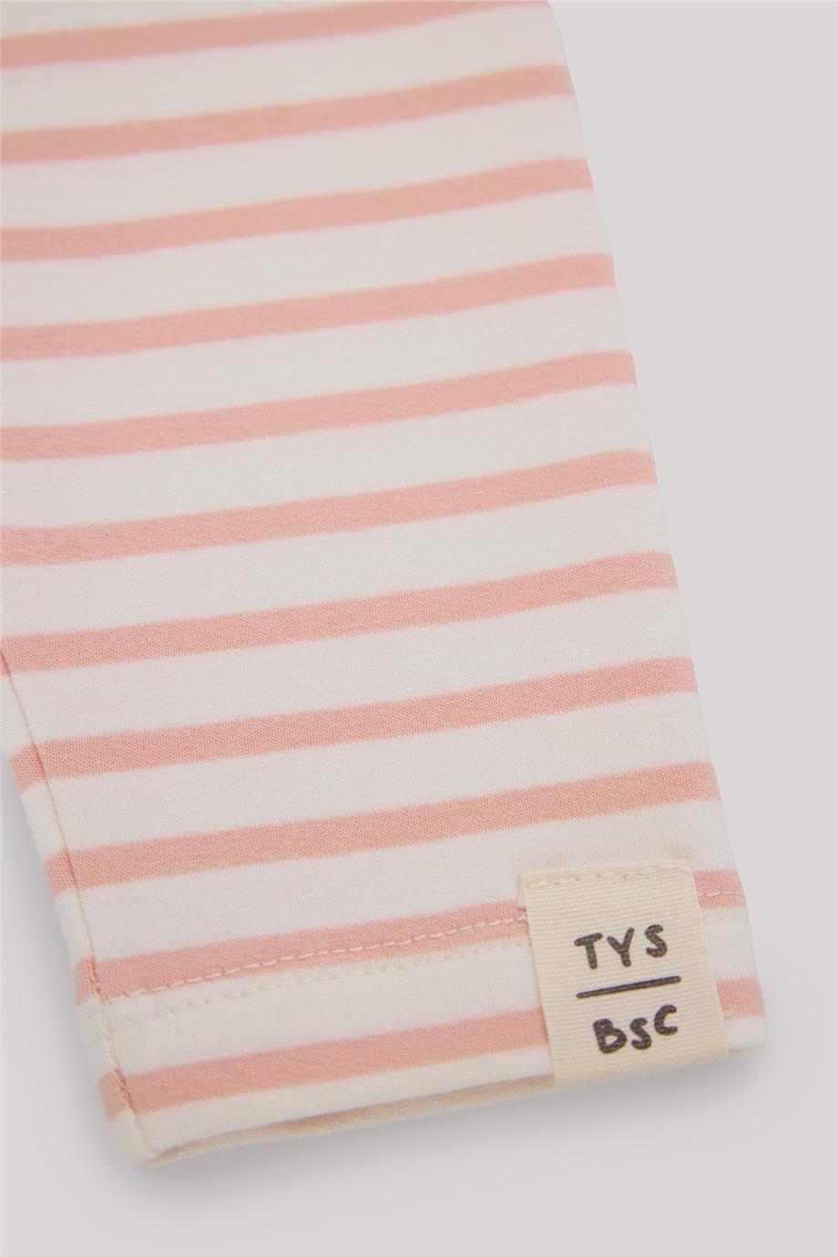 Tyess Basic Kız Bebek Çizgili Tayt