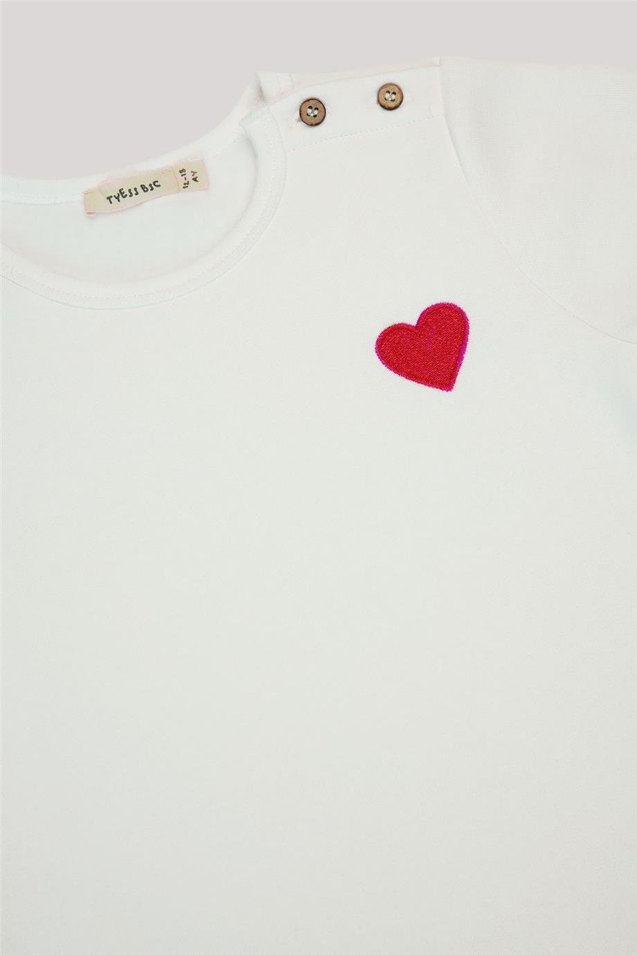 Tyess Basic Kız Bebek Desenli Tulum