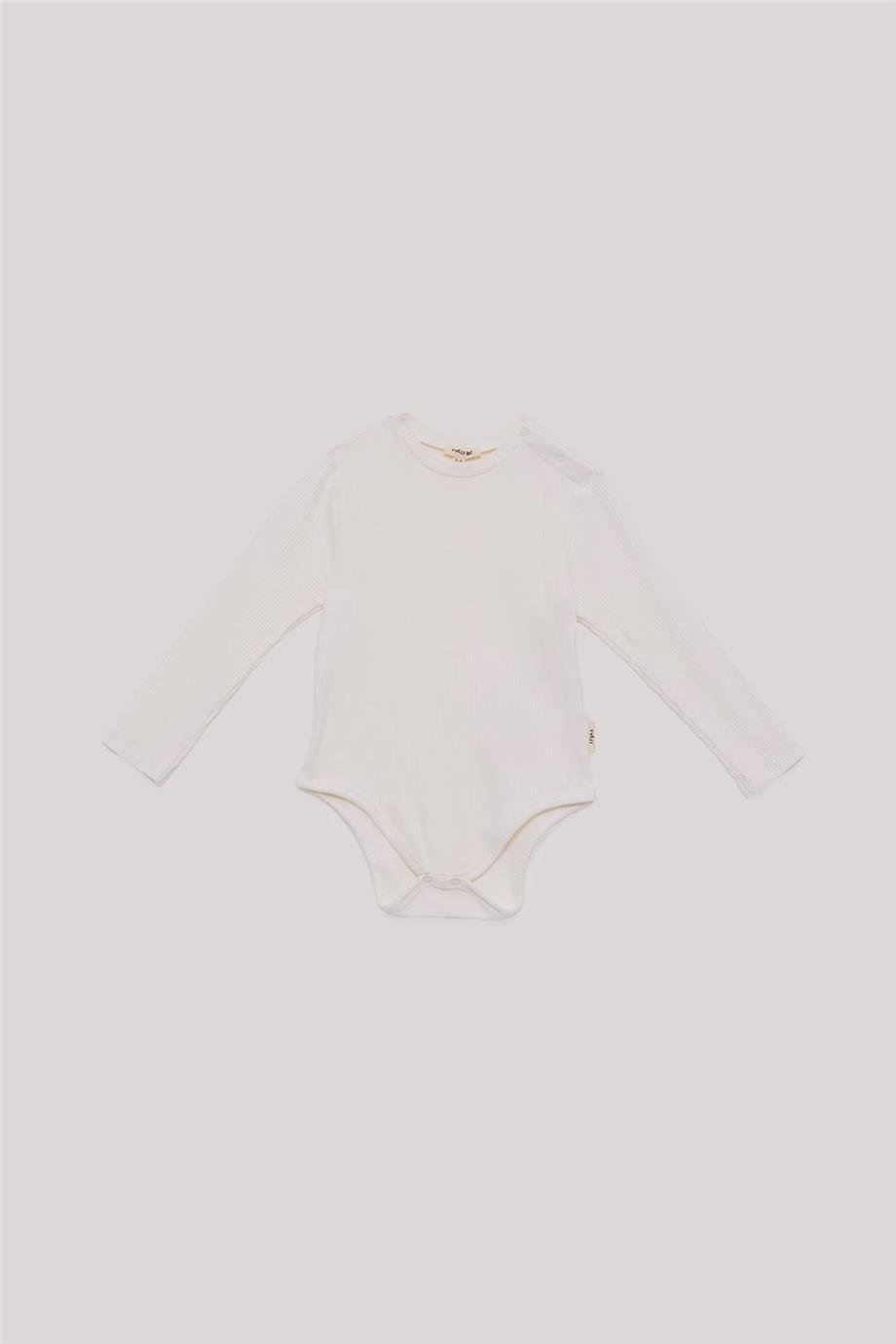 Tyess Basic Kız Bebek Ekru Body
