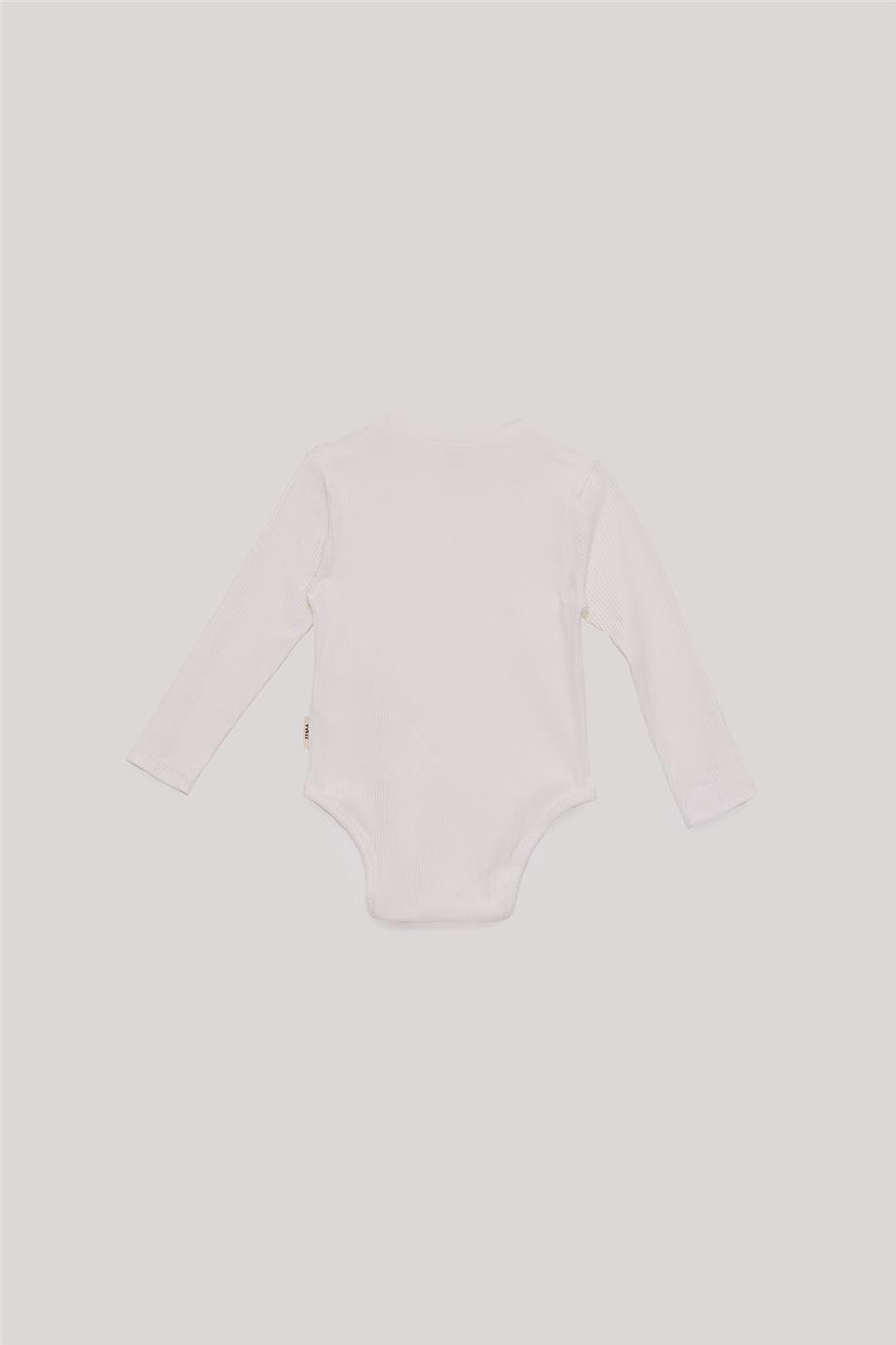 Tyess Basic Kız Bebek Ekru Body