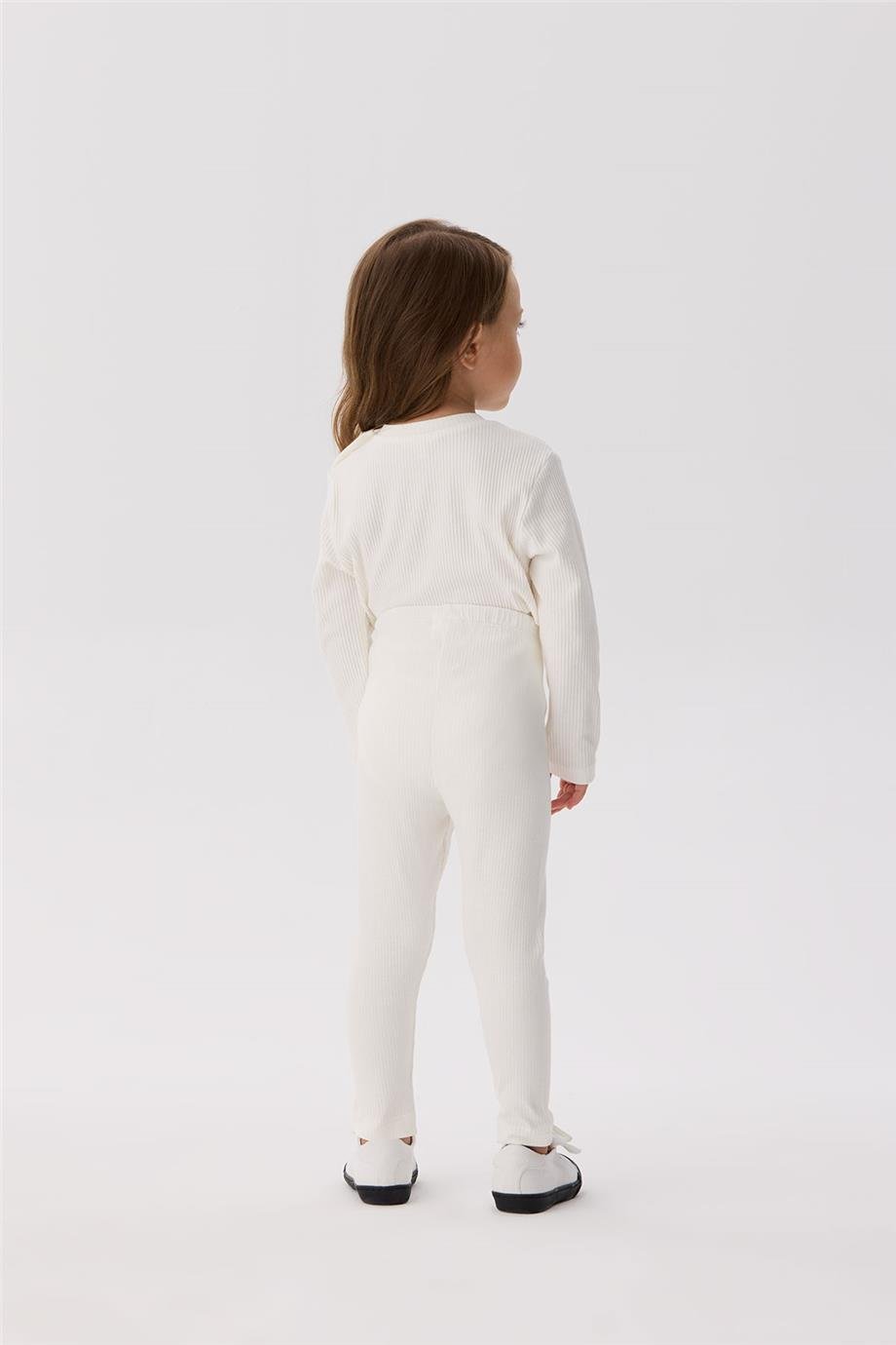 Tyess Basic Kız Bebek Ekru Tayt