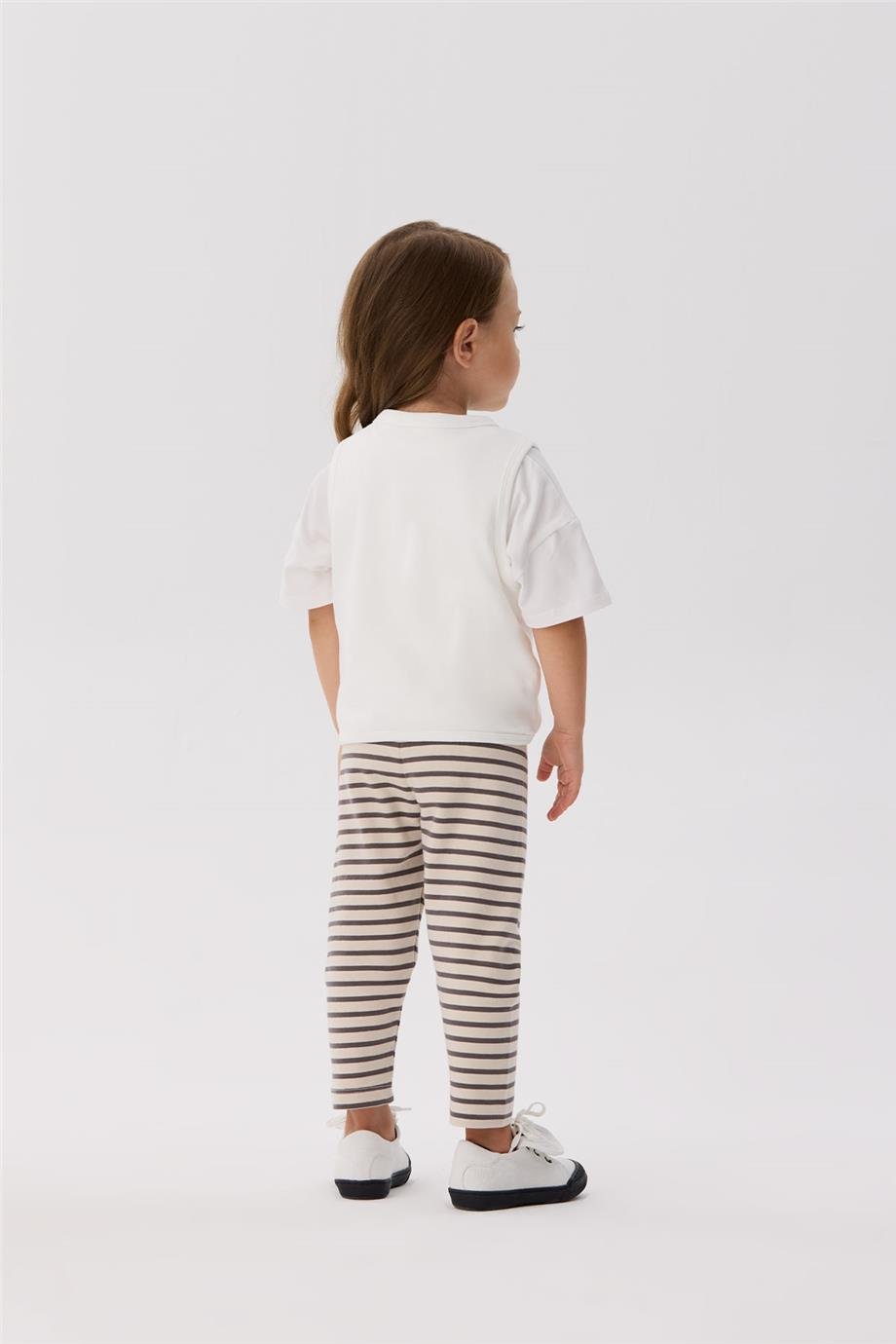 Tyess Basic Kız Bebek Ekru Yelek