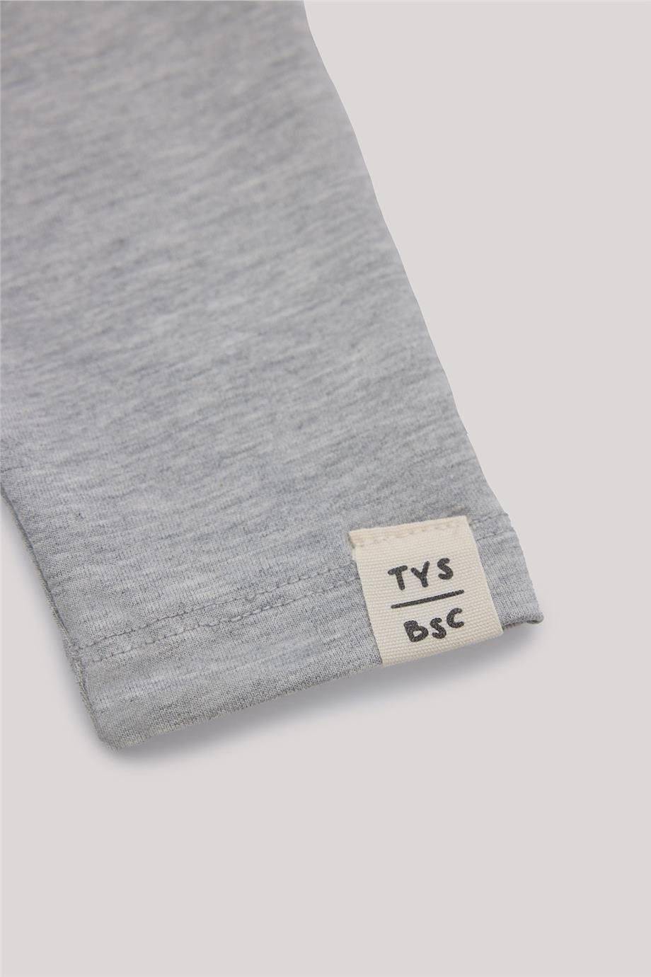 Tyess Basic Kız Bebek Gri Tayt