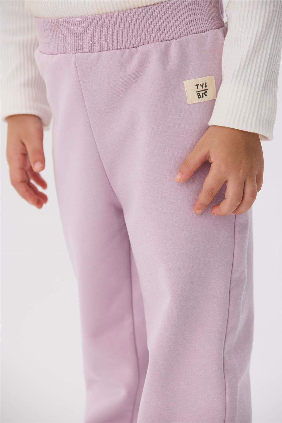 Tyess Basic Kız Bebek Lila Eşofman Altı