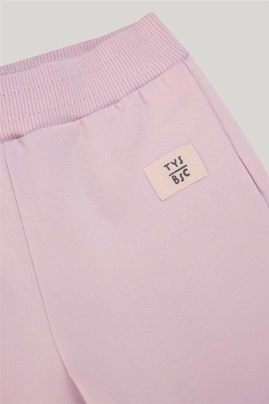 Tyess Basic Kız Bebek Pembe Eşofman Altı