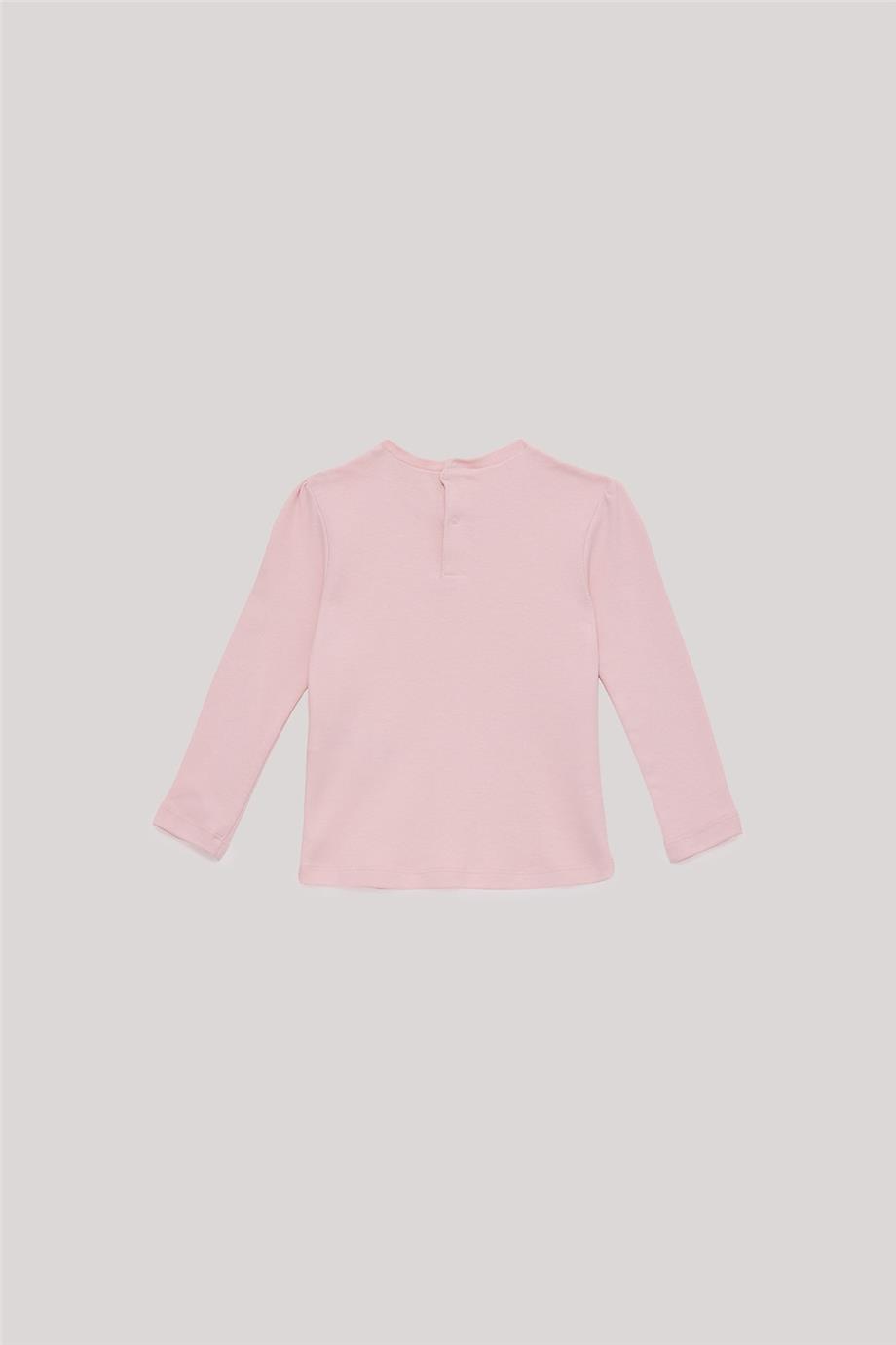 Tyess Basic Kız Bebek Pembe T-Shirt