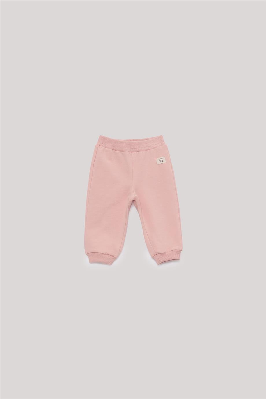 Tyess Basic Kız Bebek Somon Eşofman Altı