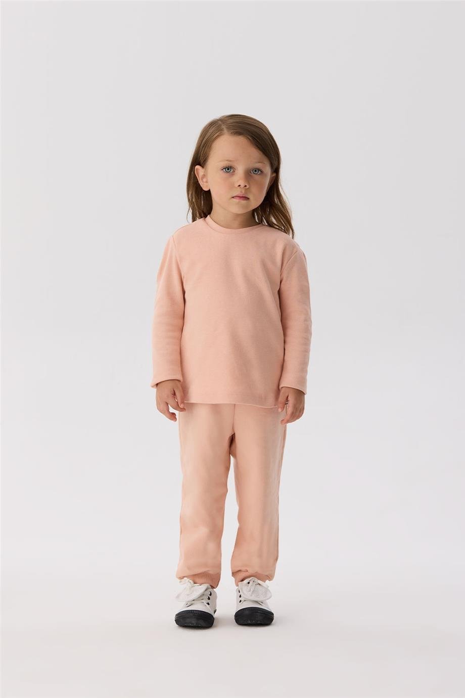 Tyess Basic Kız Bebek Somon T-Shirt