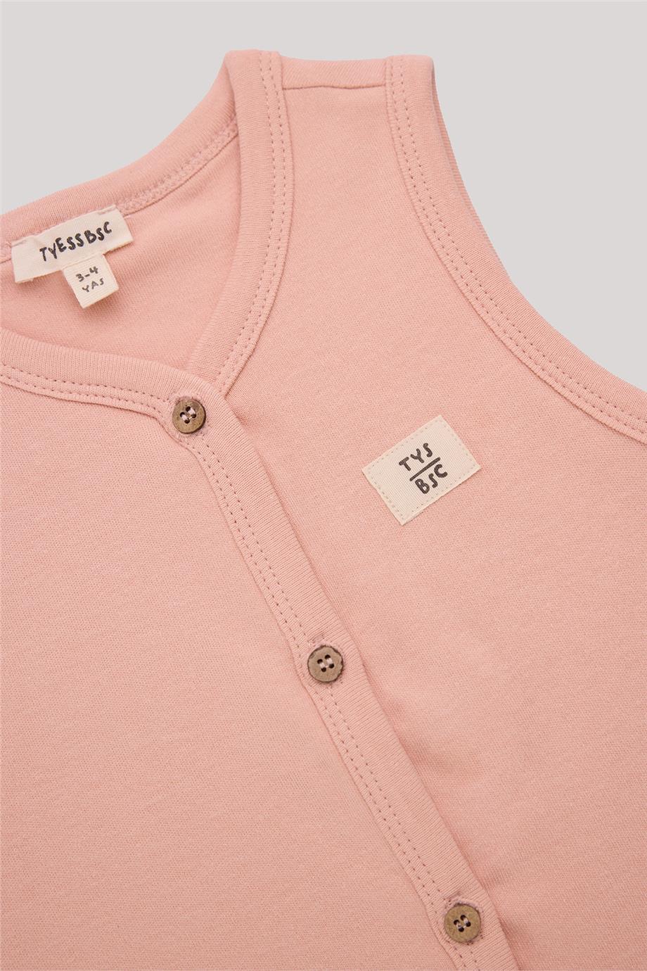 Tyess Basic Kız Bebek Somon Yelek