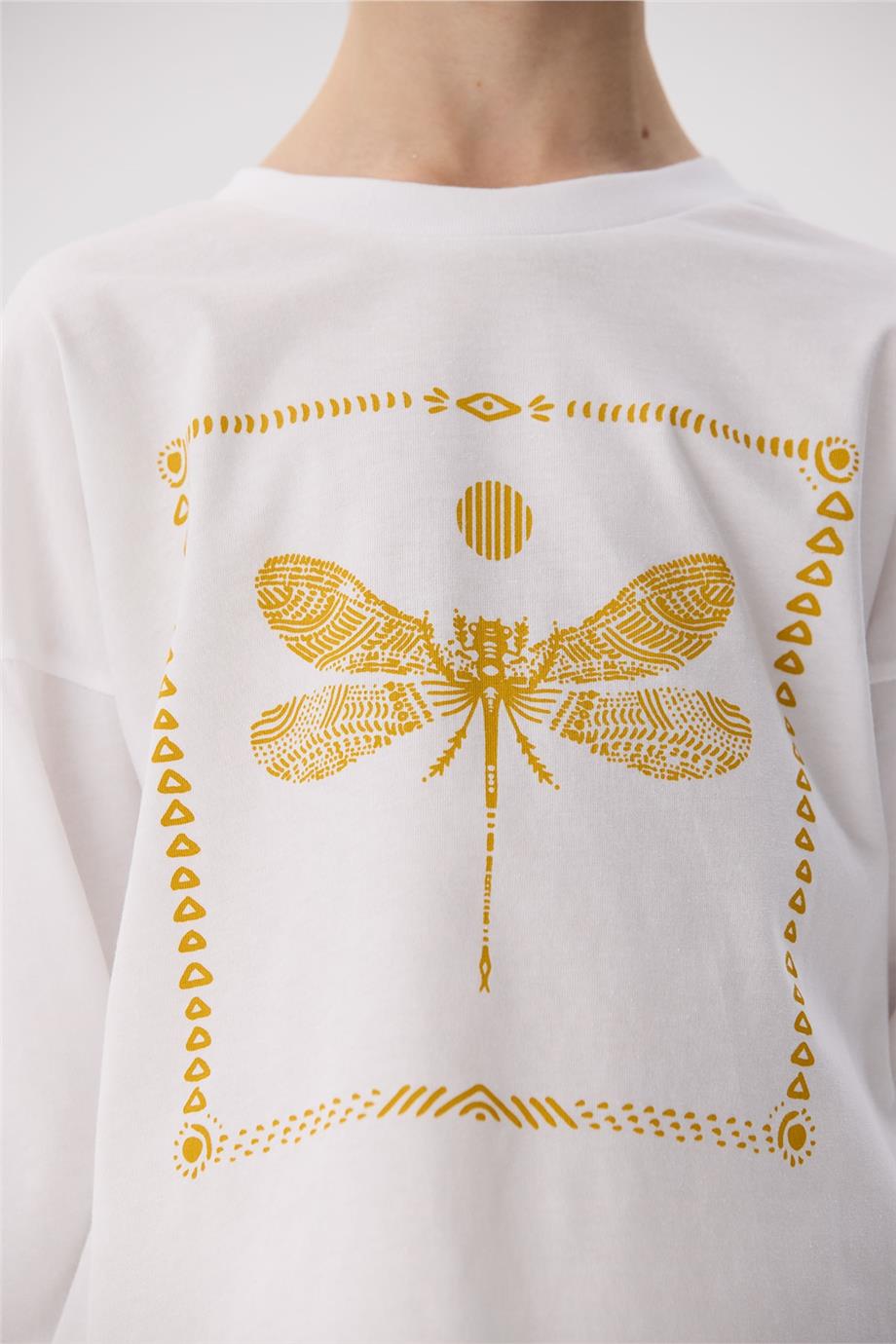 Tyess Basic Kız Çocuk Beyaz T-Shirt