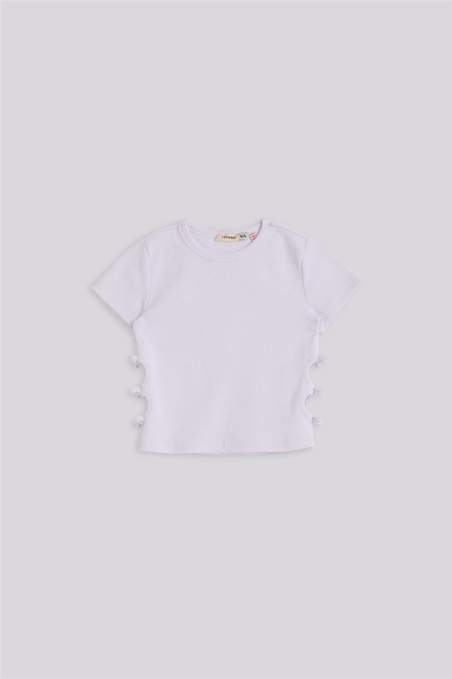 Tyess Basic Kız Çocuk Beyaz TshirtTyess Basic Kız Çocuk Beyaz Tshirt