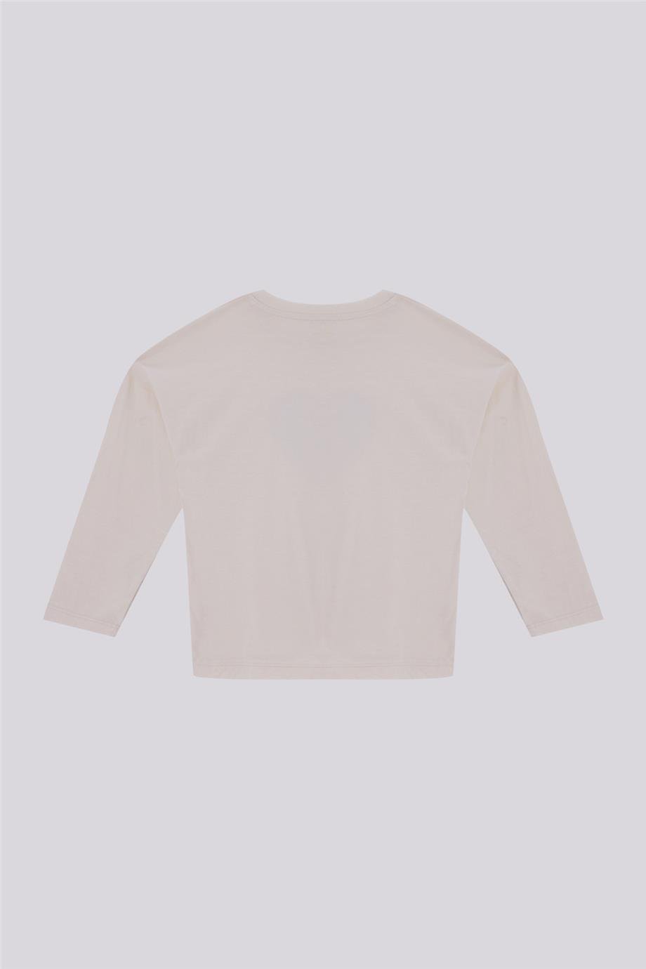 Tyess Basic Kız Çocuk Ekru TshirtTyess Basic Kız Çocuk Ekru Tshirt