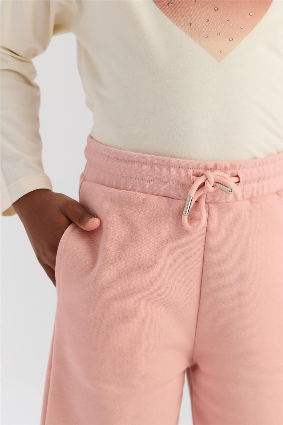 Tyess Basic Kız Çocuk Gül Kurusu Eşofman TakımTyess Basic Kız Çocuk Gül Kurusu Eşofman Takım