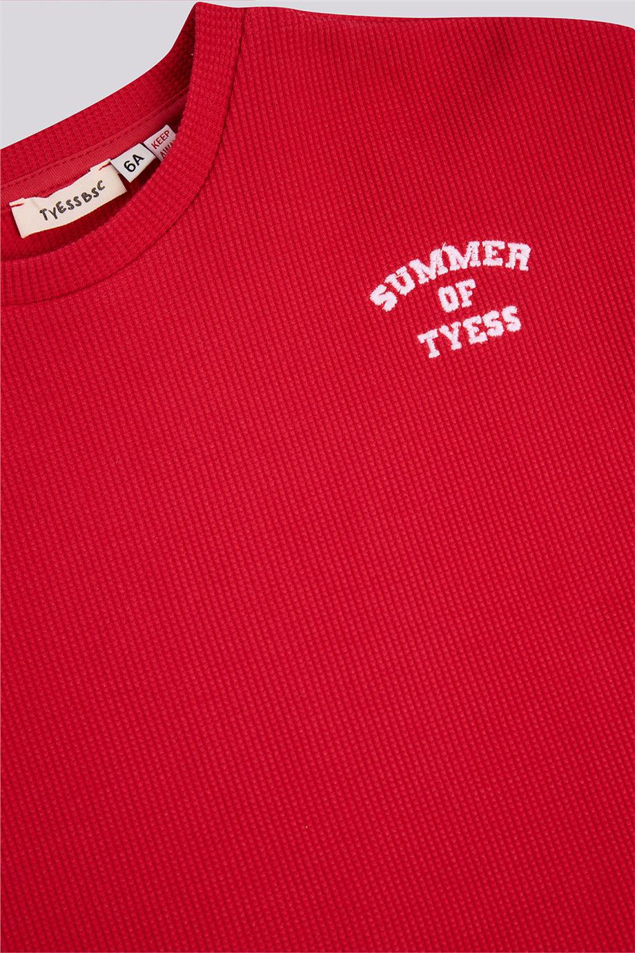 Tyess Basic Girl Red SetsTyess Basic Girl Red Sets