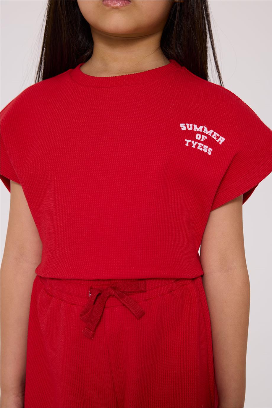Tyess Basic Girl Red SetsTyess Basic Girl Red Sets