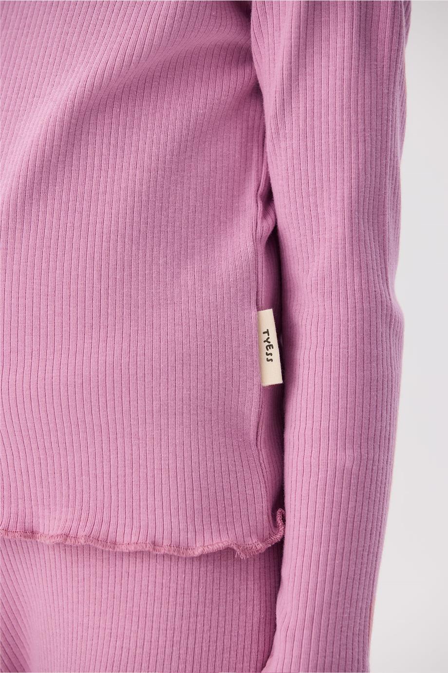 Tyess Basic Kız Çocuk Pembe T-Shirt