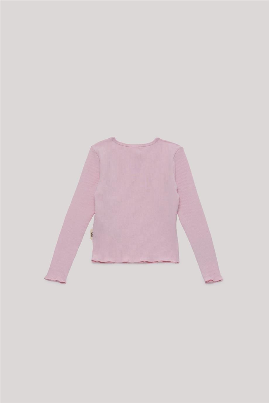 Tyess Basic Kız Çocuk Pembe T-Shirt