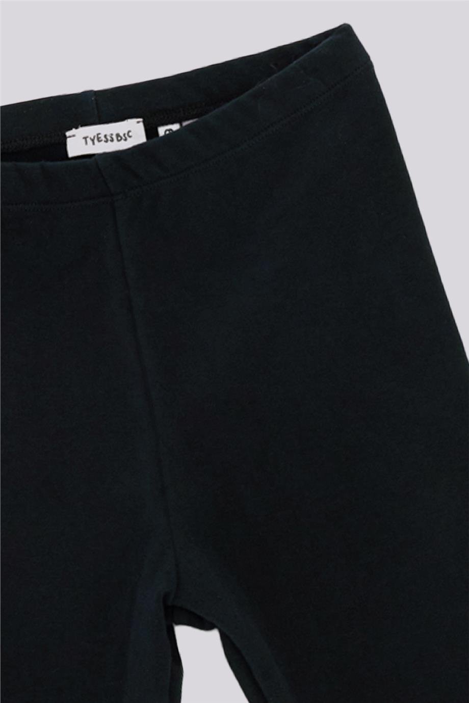 Tyess Basic Kız Çocuk Siyah TaytTyess Basic Kız Çocuk Siyah Tayt