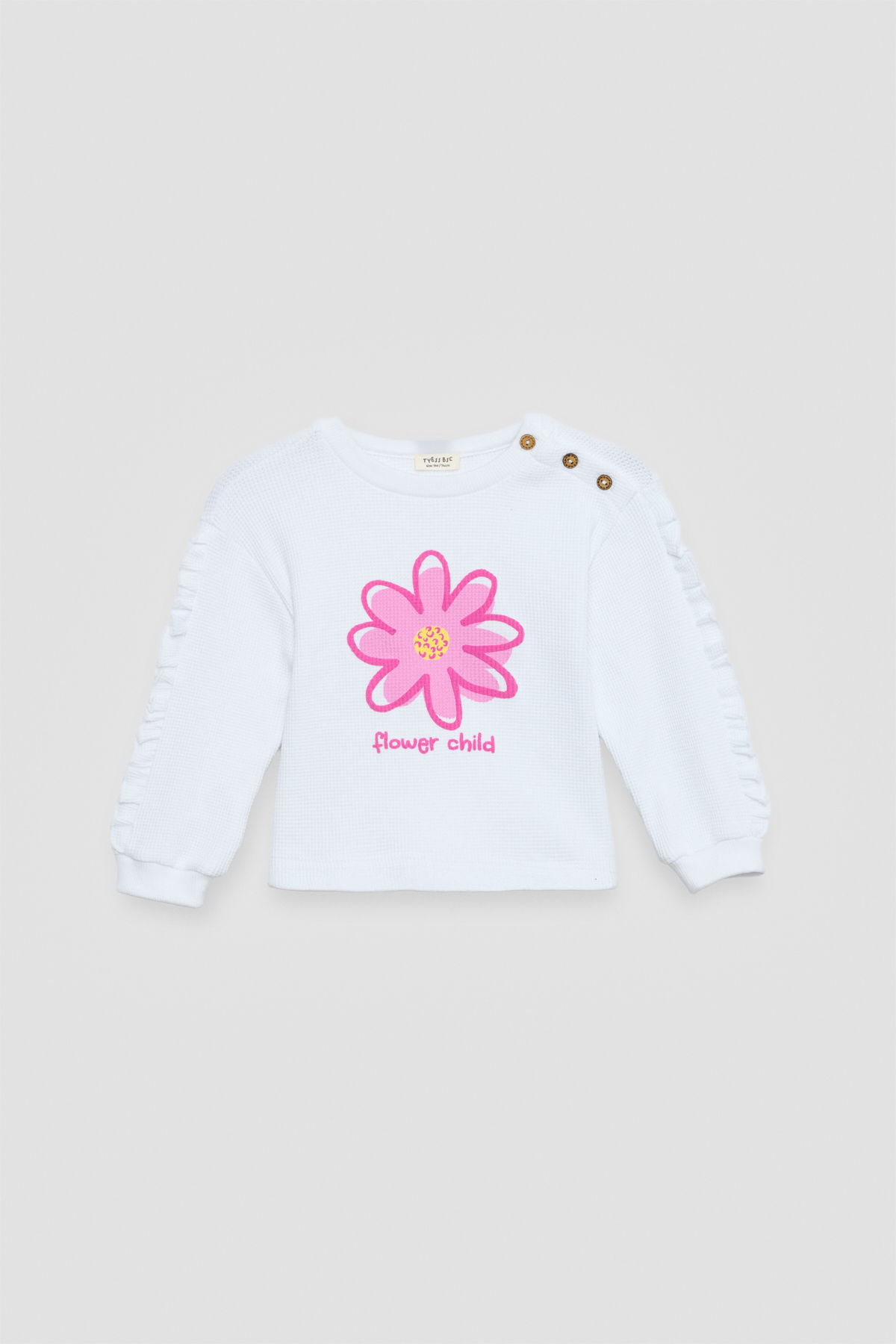 Tyess BSC Kız Bebek Beyaz Eşofman TakımTyess BSC Kız Bebek Beyaz Eşofman Takım