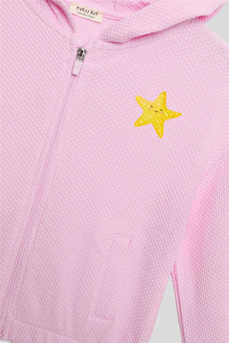 Tyess BSC Kız Bebek Pembe Eşofman TakımıTyess BSC Kız Bebek Pembe Eşofman Takımı