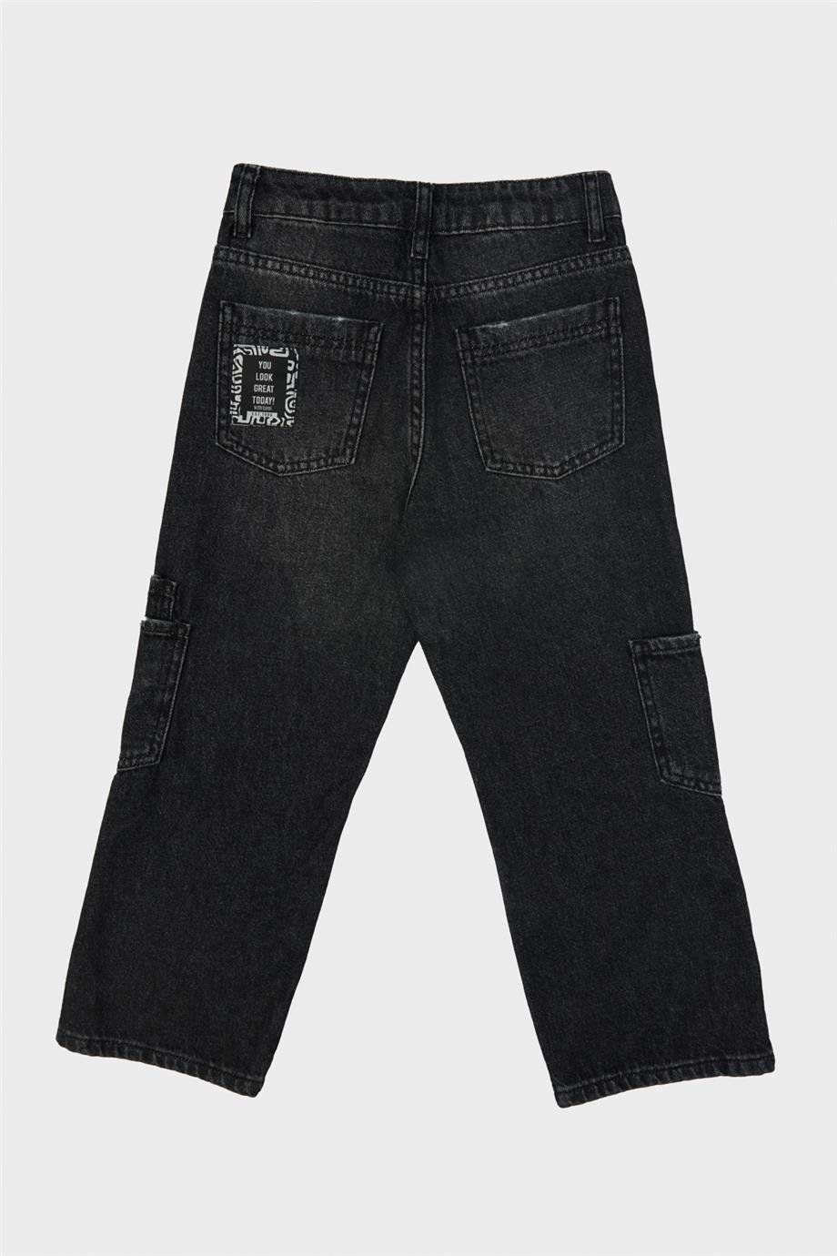 Tyess Kız Çocuk Antrasit Pantolon