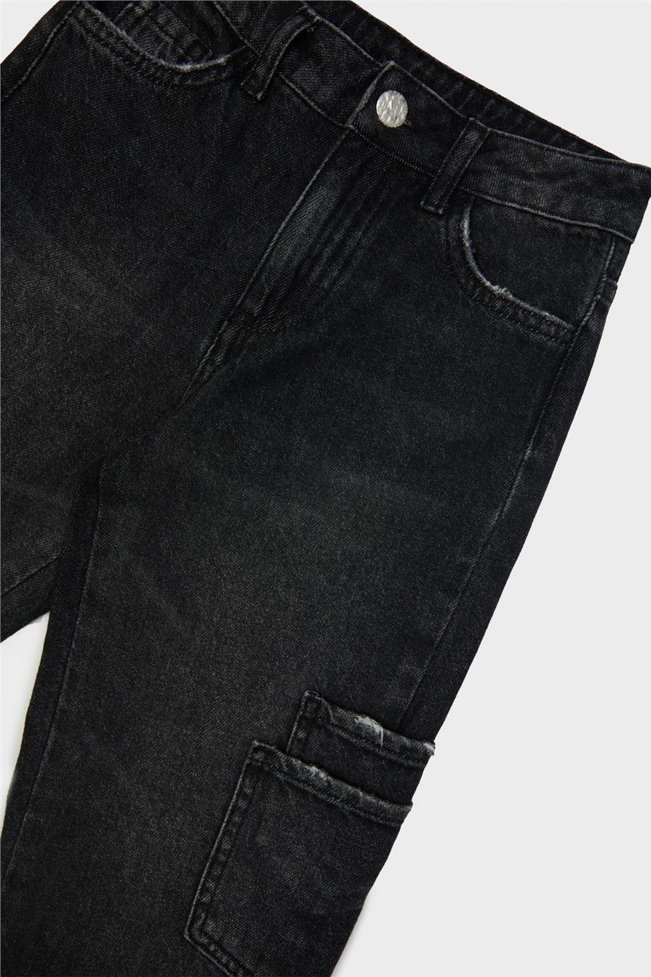 Tyess Kız Çocuk Antrasit Pantolon