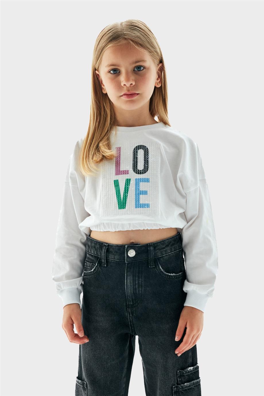 Tyess Kız Çocuk Antrasit Pantolon