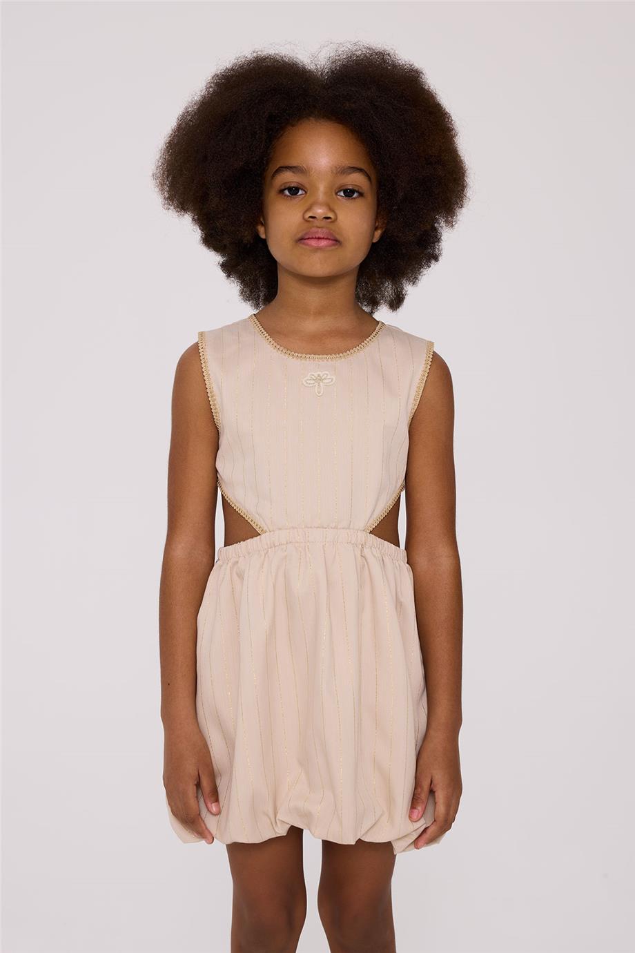 Tyess Girl Beige DressTyess Girl Beige Dress