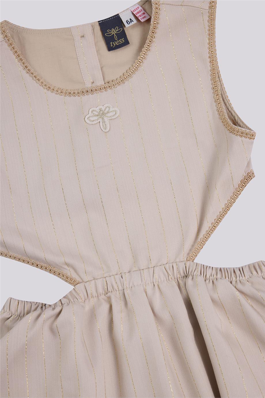 Tyess Girl Beige DressTyess Girl Beige Dress