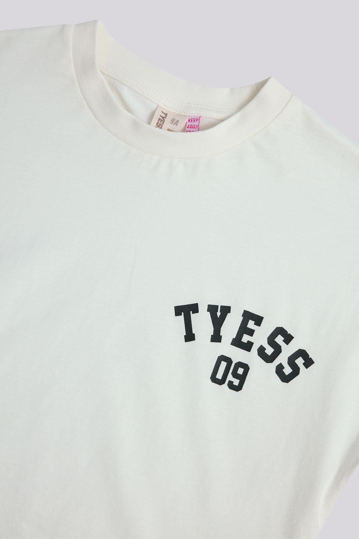 Tyess Kız Çocuk Bej TshirtTyess Kız Çocuk Bej Tshirt