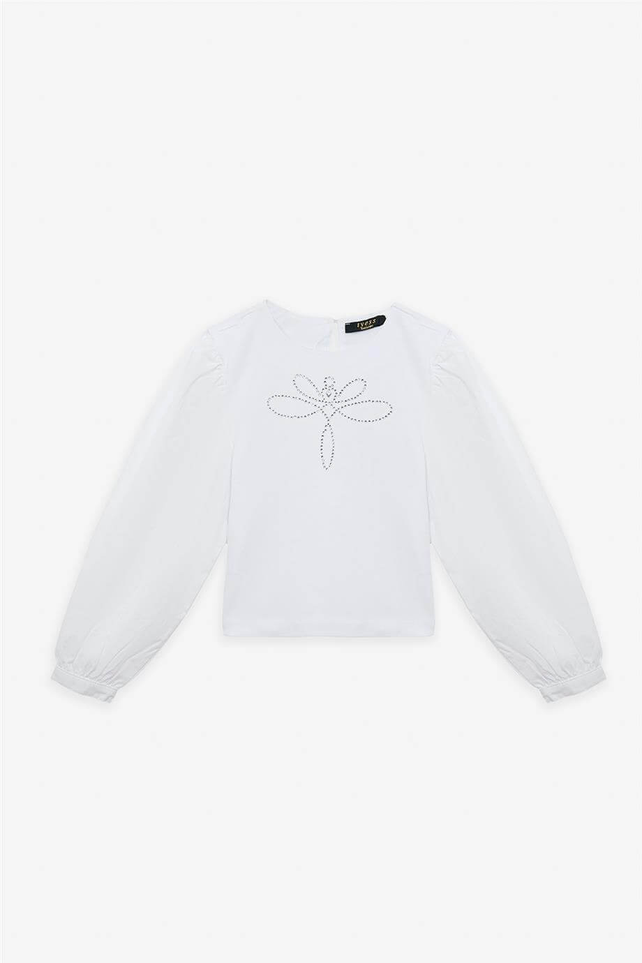 Tyess Girl White BlouseTyess Girl White Blouse