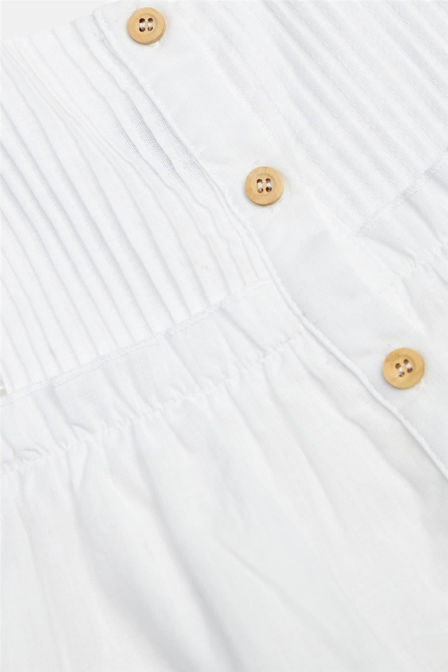 Tyess Kız Çocuk Beyaz Elbise