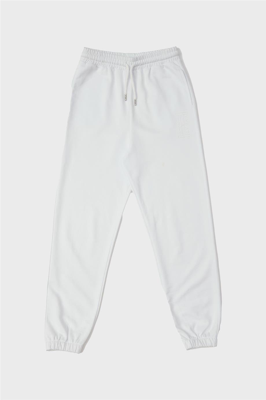 Tyess Kız Çocuk Beyaz Eşofman Altı