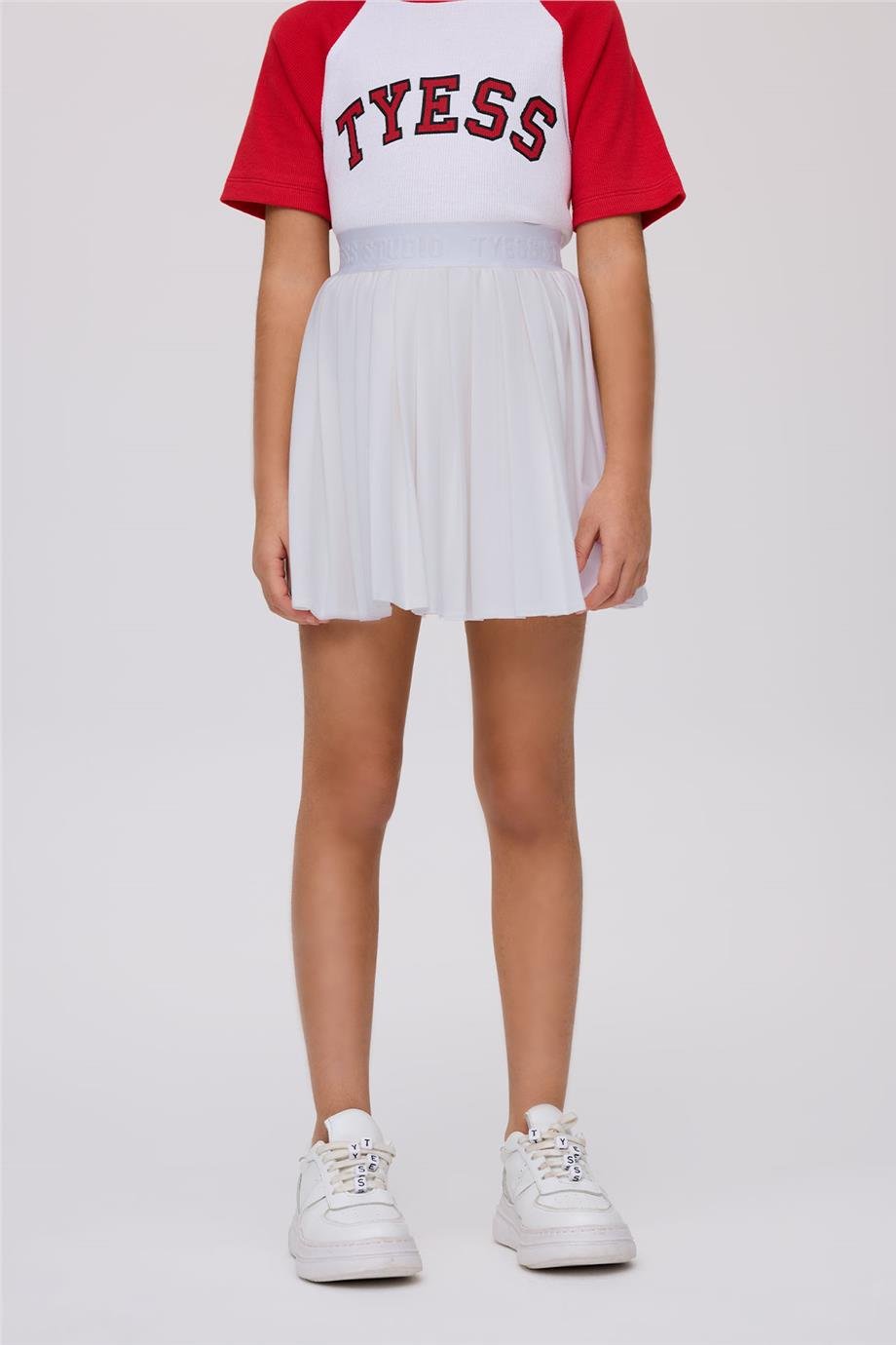 Tyess Kız Çocuk Beyaz EtekTyess Kız Çocuk Beyaz Etek
