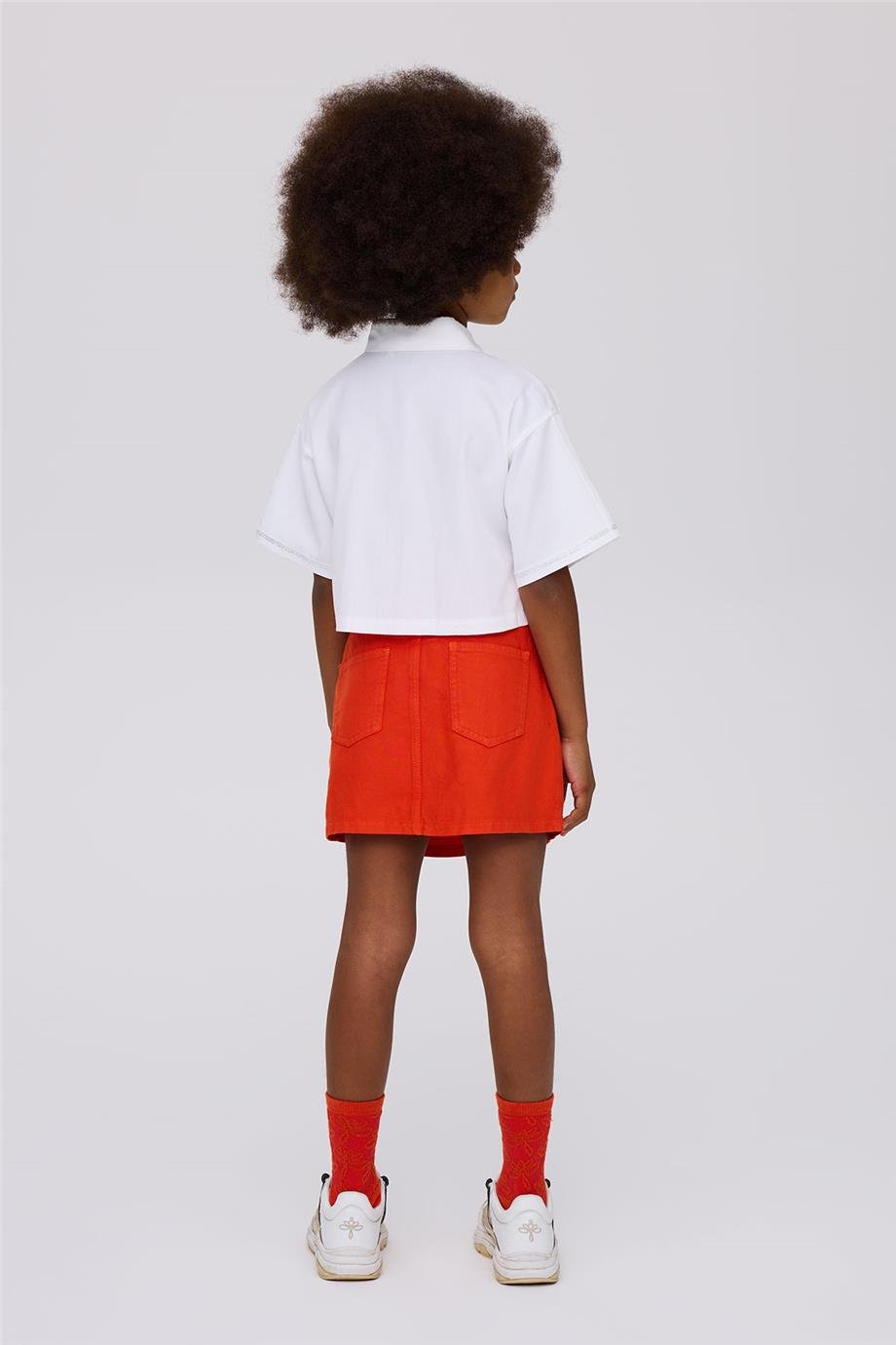 Tyess Kız Çocuk Beyaz GömlekTyess Kız Çocuk Beyaz Gömlek