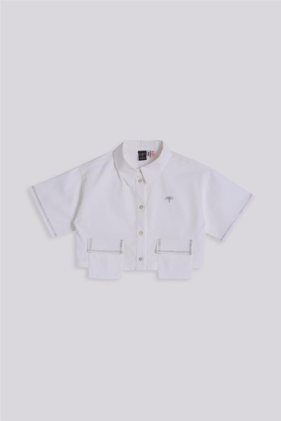 Tyess Kız Çocuk Beyaz GömlekTyess Kız Çocuk Beyaz Gömlek