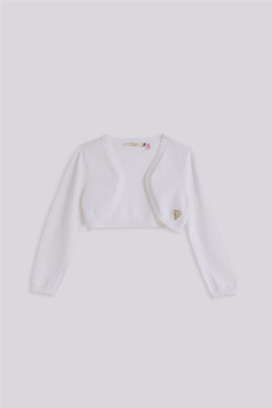 Tyess Girl White CardiganTyess Girl White Cardigan
