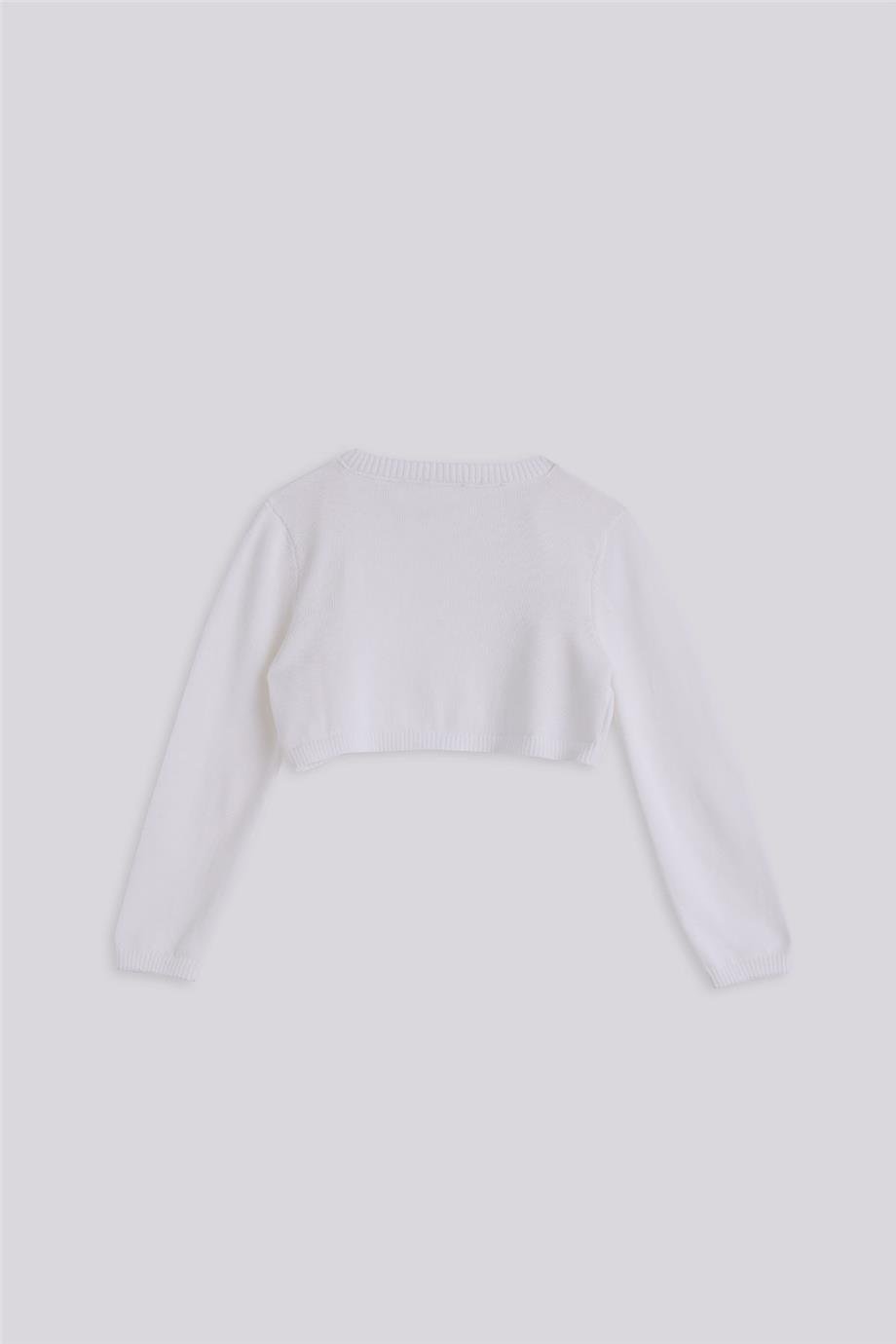 Tyess Girl White CardiganTyess Girl White Cardigan