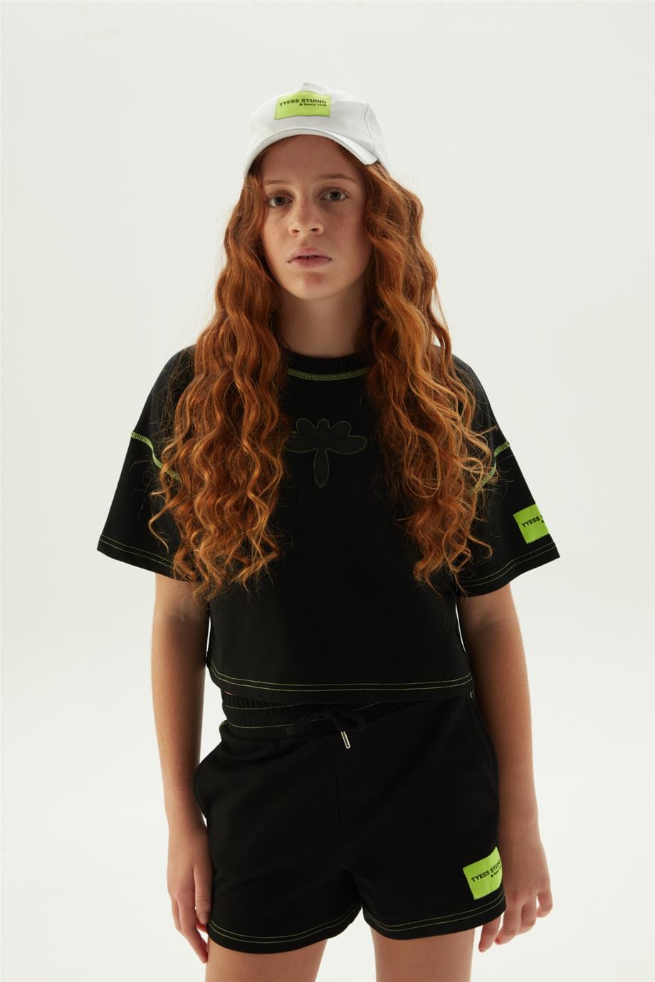 Tyess Kız Çocuk Beyaz Şapka