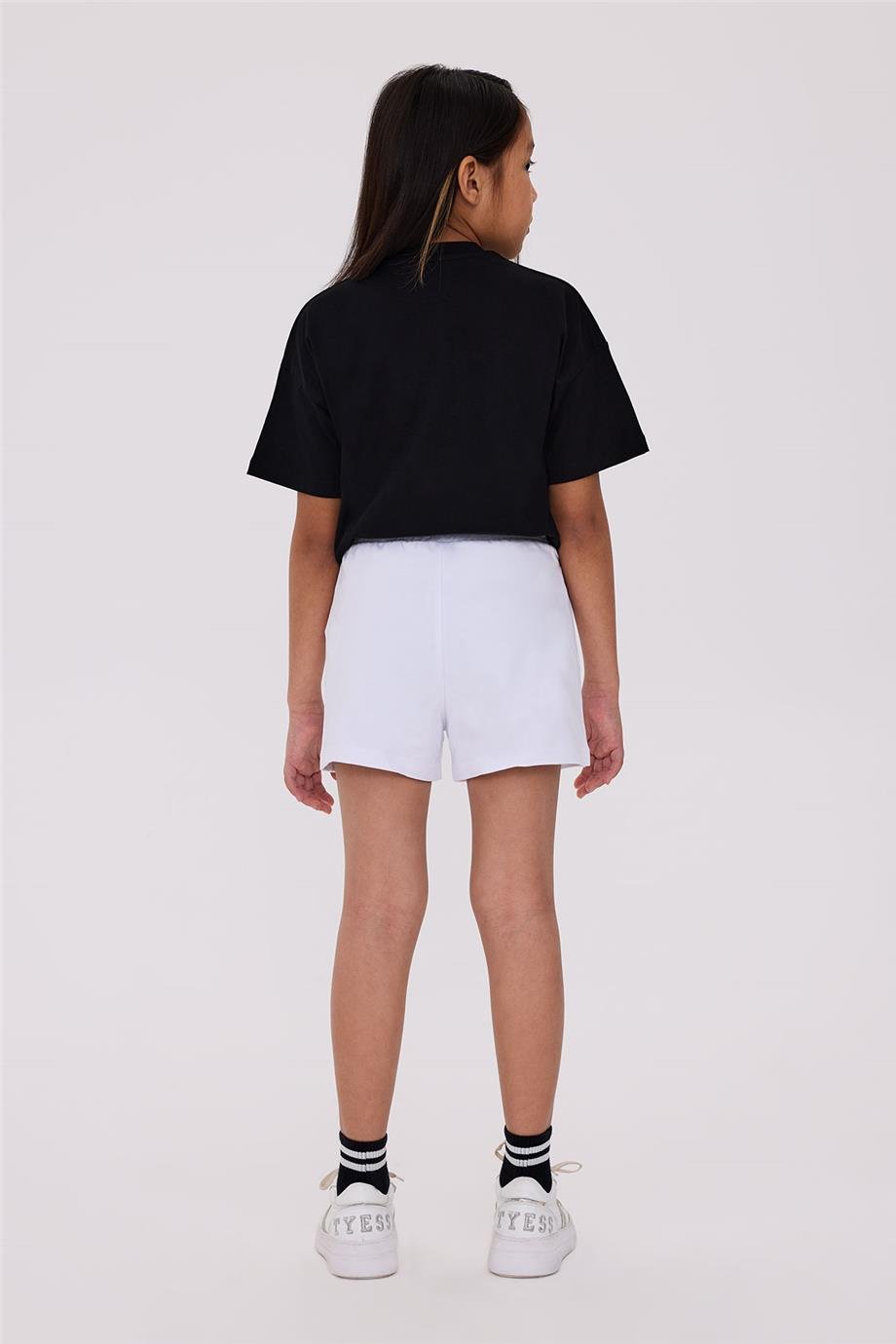 Tyess Girl White ShortsTyess Girl White Shorts