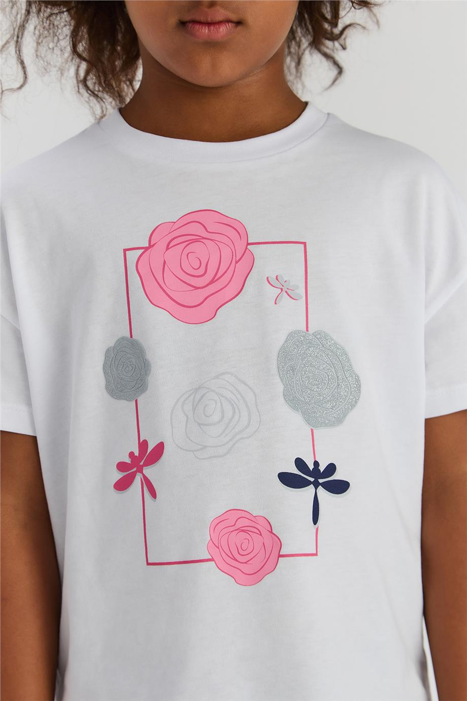 Tyess Kız Çocuk Beyaz SweatshirtTyess Kız Çocuk Beyaz Sweatshirt