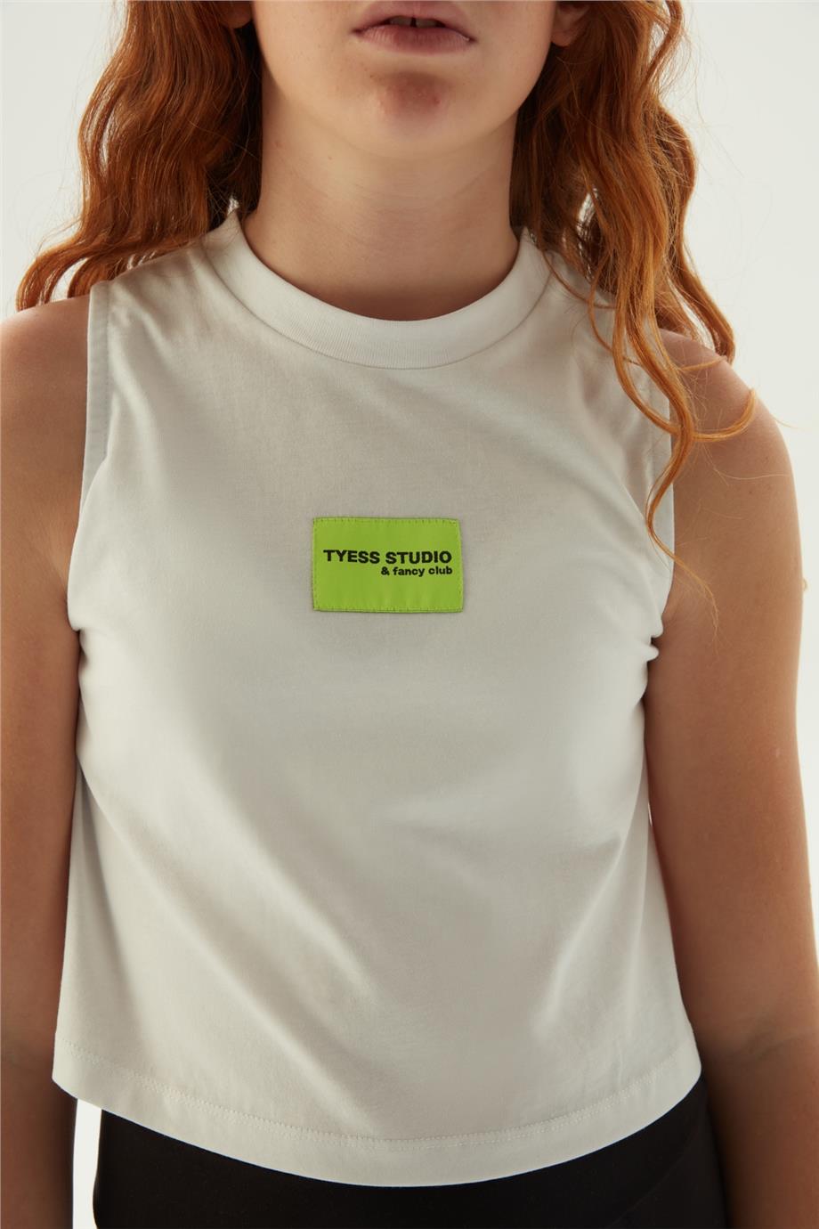 Tyess Kız Çocuk Beyaz T-Shirt