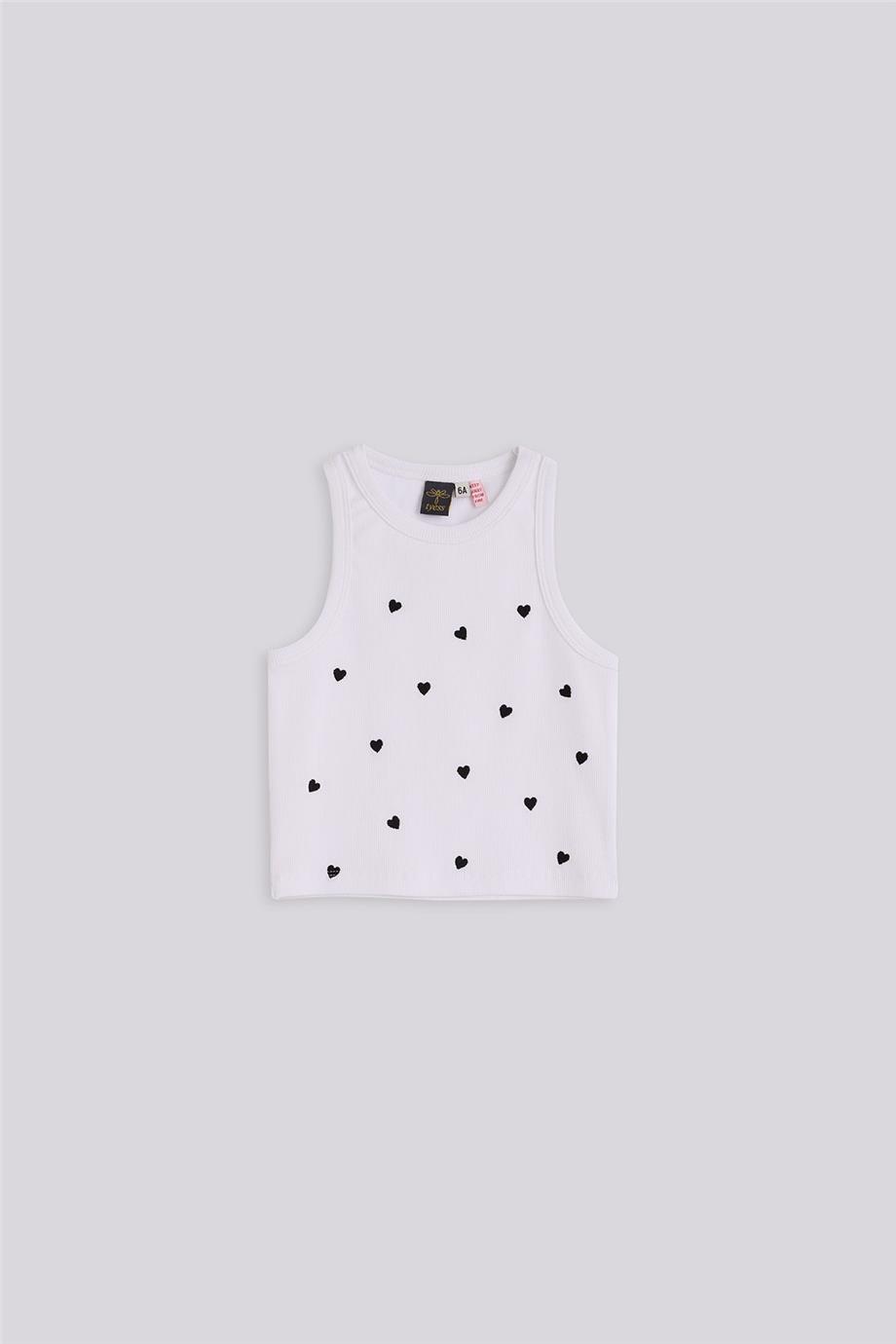 Tyess Kız Çocuk Beyaz TshirtTyess Kız Çocuk Beyaz Tshirt