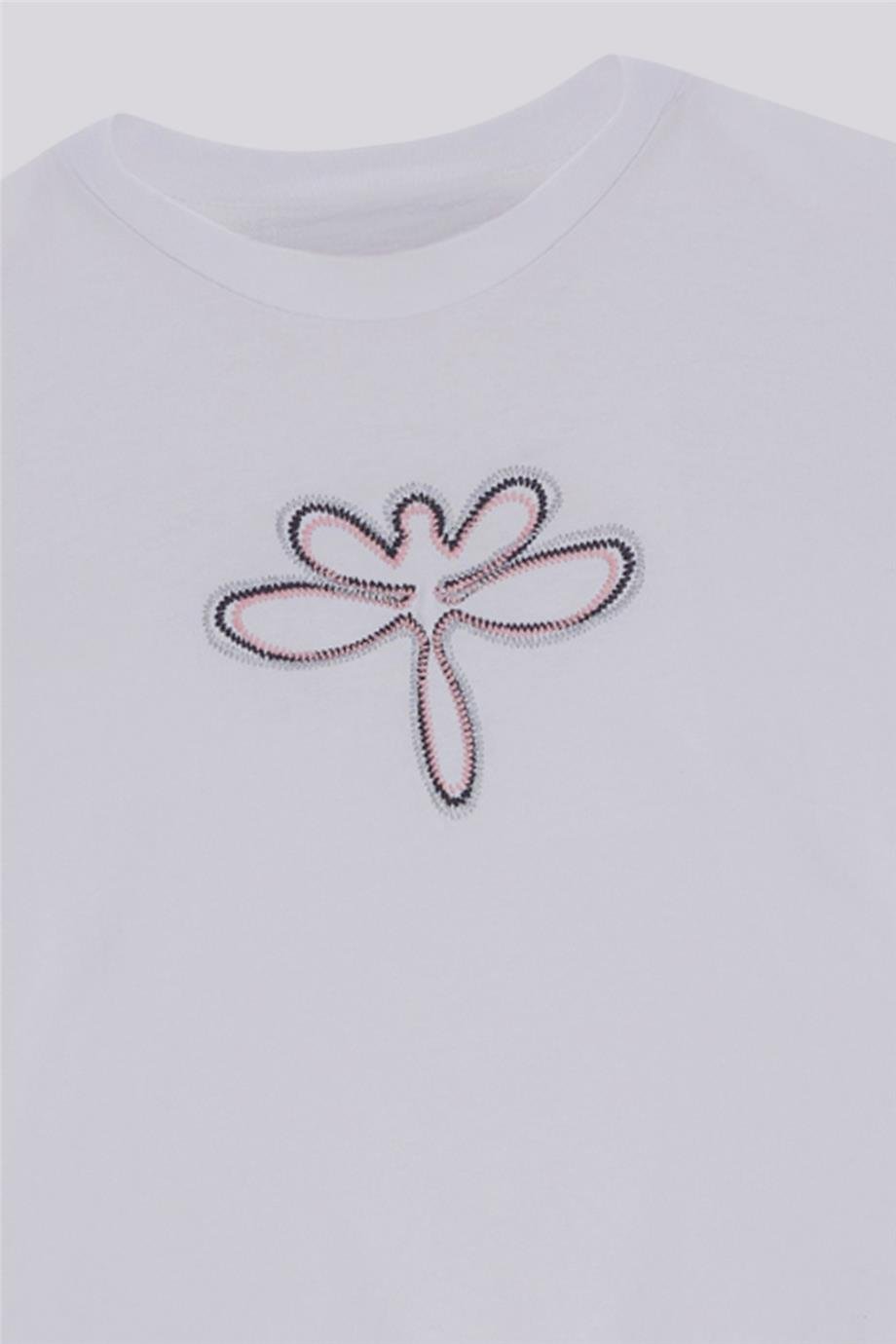 Tyess Kız Çocuk Beyaz TshirtTyess Kız Çocuk Beyaz Tshirt