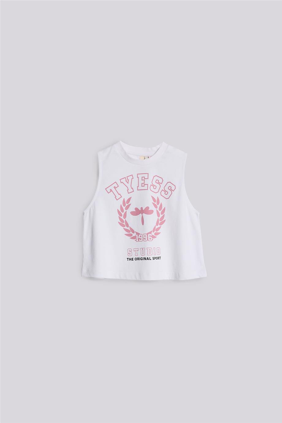 Tyess Kız Çocuk Beyaz TshirtTyess Kız Çocuk Beyaz Tshirt