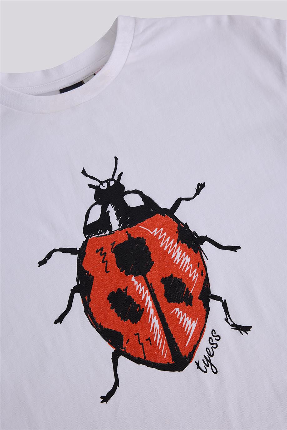 Tyess Kız Çocuk Beyaz TshirtTyess Kız Çocuk Beyaz Tshirt