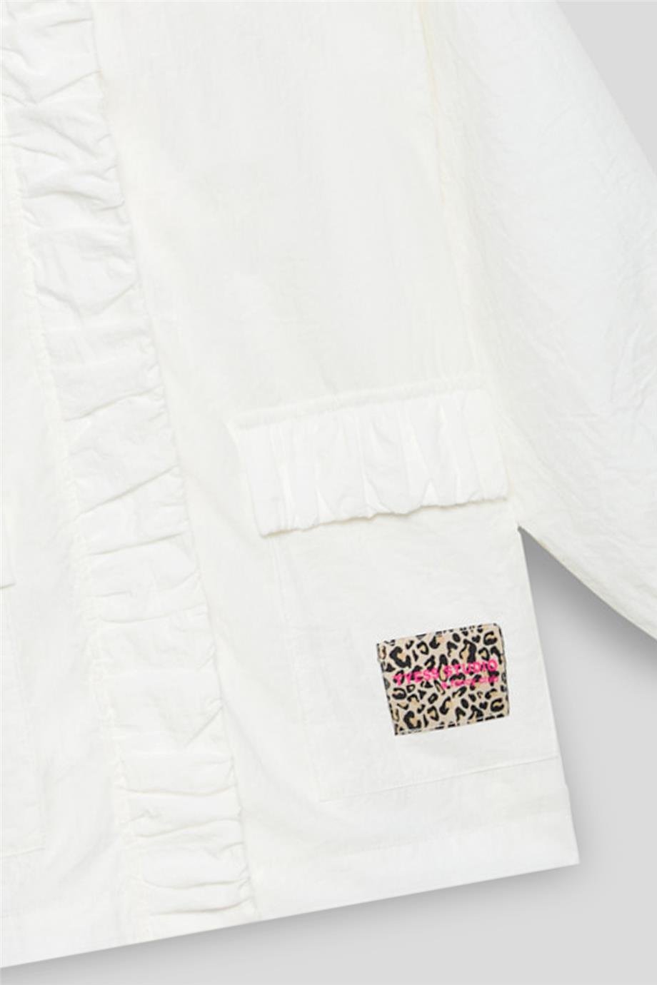 Tyess Girl White RaincoatTyess Girl White Raincoat